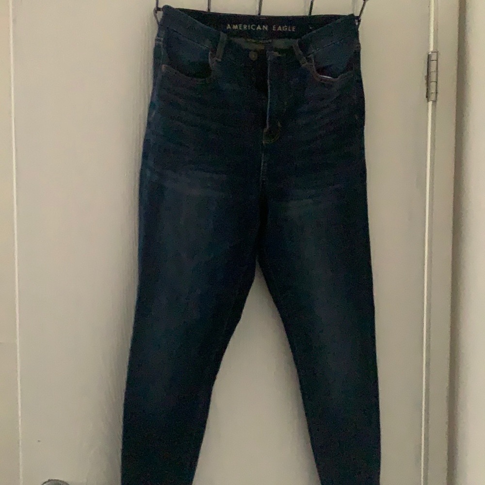 American Eagle 360 Next Level High Rise Stretch Size 6 Dark wash